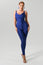 Aleah Bandage Jumpsuit - Blue