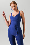 Aleah Bandage Jumpsuit - Blue