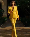 Shirley Yellow Two Piece Set