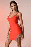 Dorte Rhinestone Mini Bandage Dress