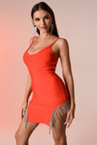 Dorte Rhinestone Mini Bandage Dress