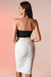 Enya Diamante Mini Bandage Dress