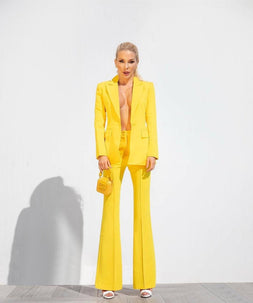 Shirley Yellow Two Piece Set