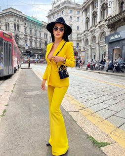 Shirley Yellow Two Piece Set