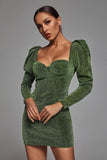Paccia Green Sparkle Dress
