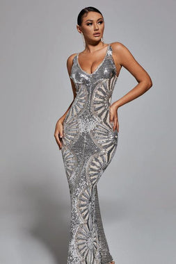 Xidel Sequin Maxi Dress
