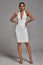 Griselda Halter White Bandage Dress