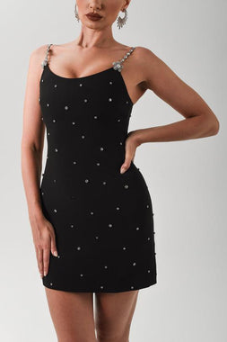 Cora Diamante Mini Dress