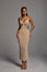 Salim Cut Out Maxi Dress - Sand